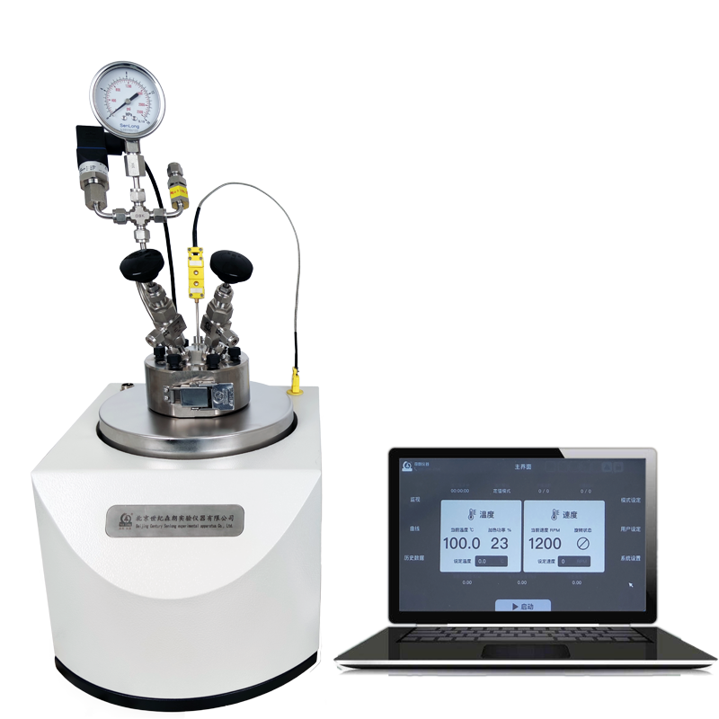 SLM-T10-1000ml觸屏微型反應(yīng)釜(圖2)